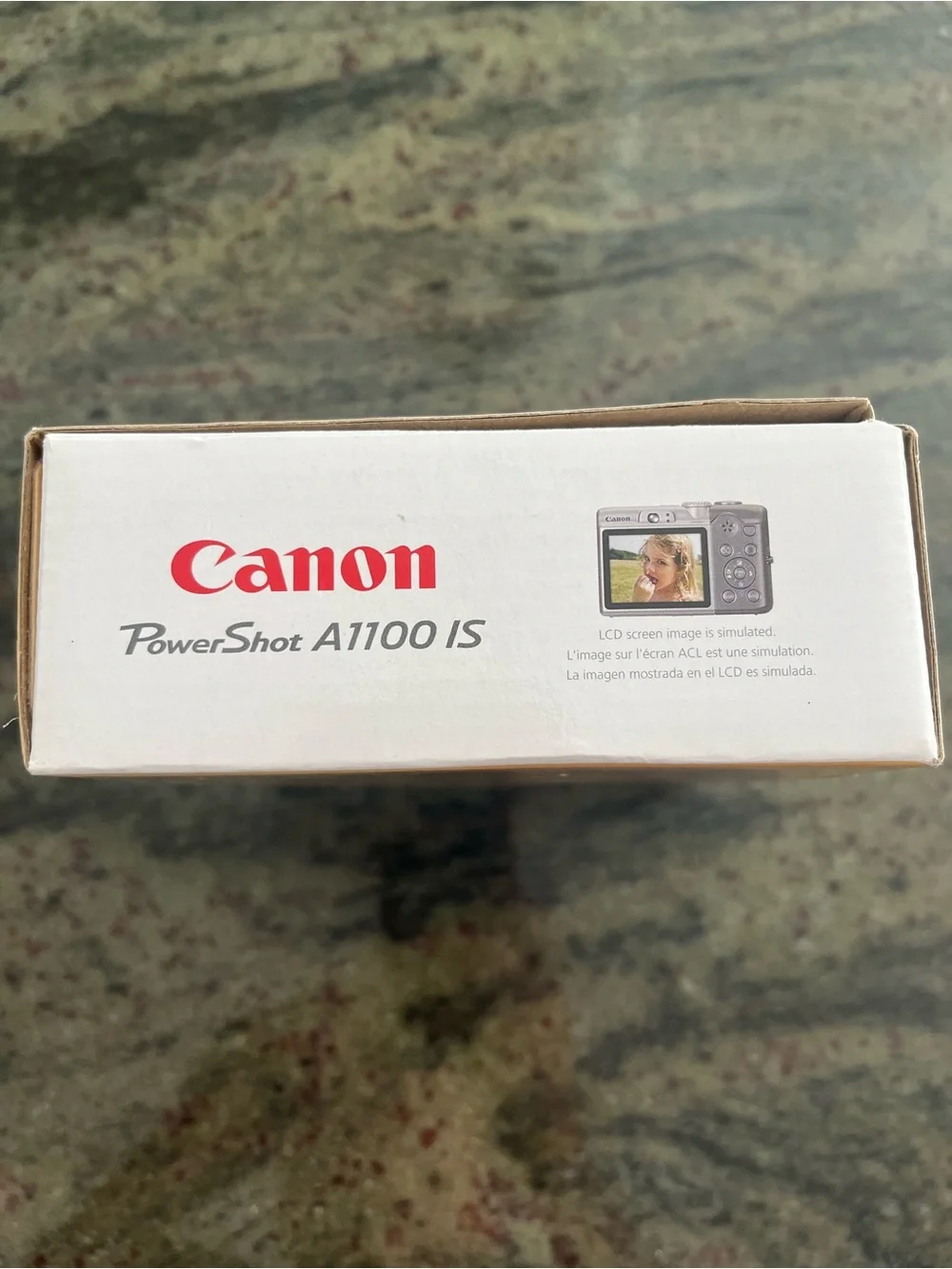 Canon PowerShot A1100 IS 12.1MP Digital Camera, In Original Box + Accessories